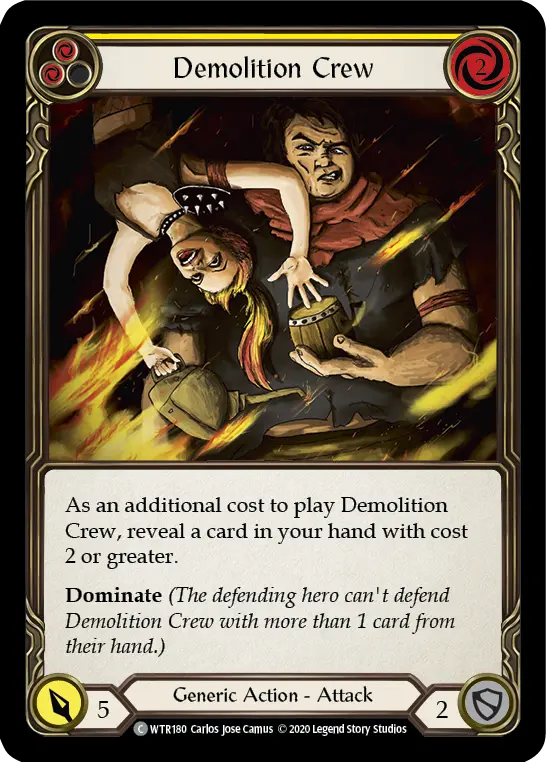 Demolition Crew — Welcome to Rathe - Unlimited — Rainbow Foil