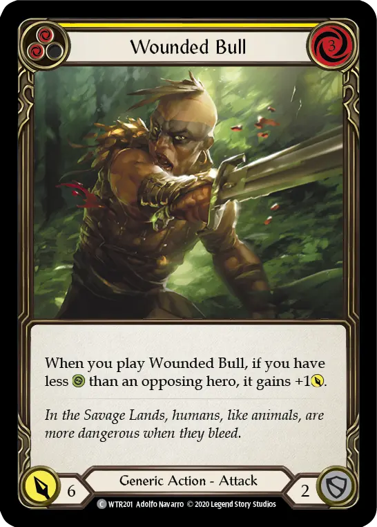 Wounded Bull — Welcome to Rathe - Unlimited — Rainbow Foil