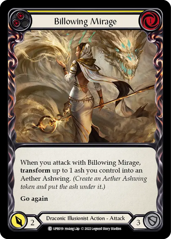 Billowing Mirage — Rainbow Foil