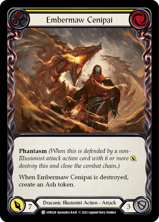 Embermaw Cenipai — Rainbow Foil