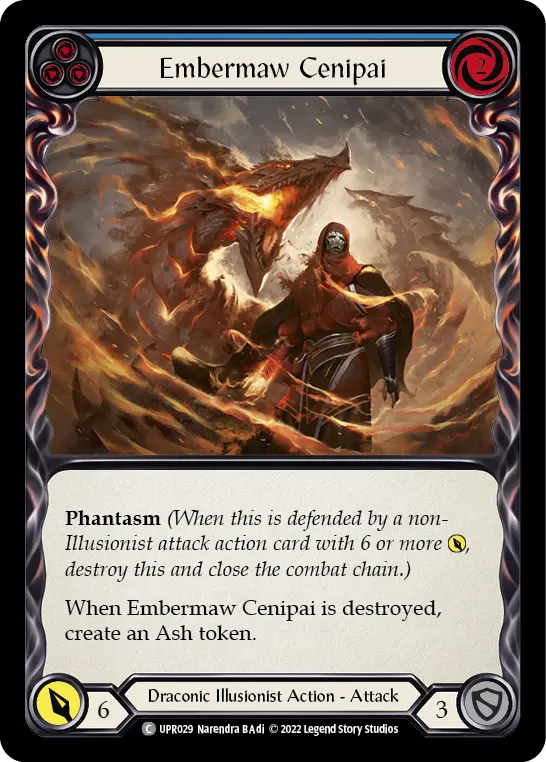 Embermaw Cenipai — Rainbow Foil