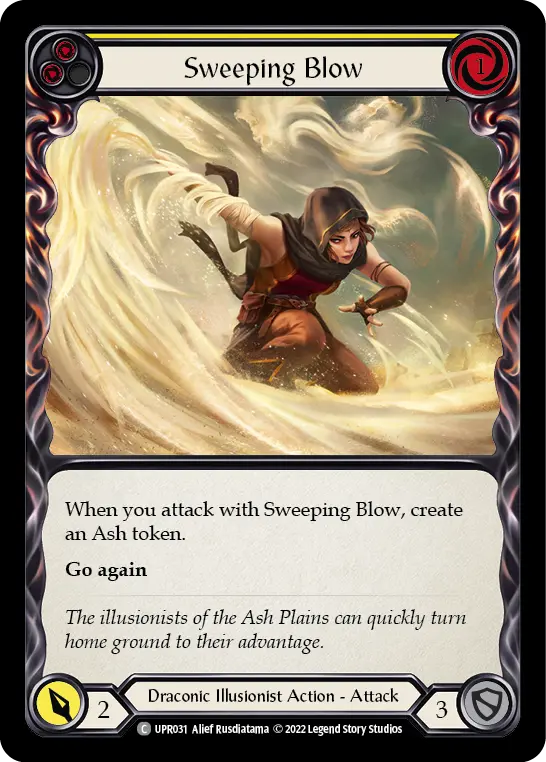 Sweeping Blow — Rainbow Foil