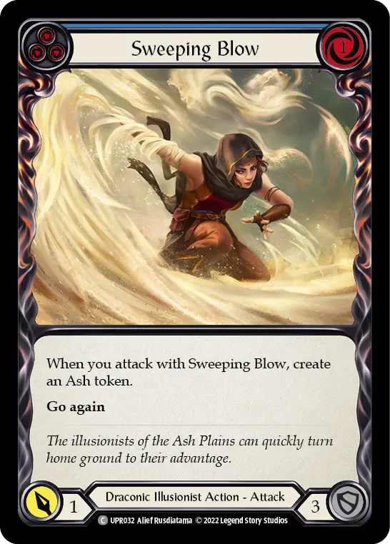Sweeping Blow — Rainbow Foil