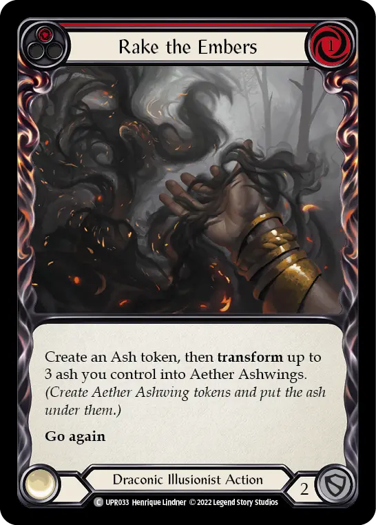 Rake the Embers — Rainbow Foil