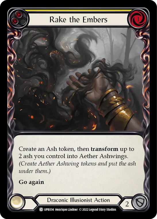 Rake the Embers — Rainbow Foil