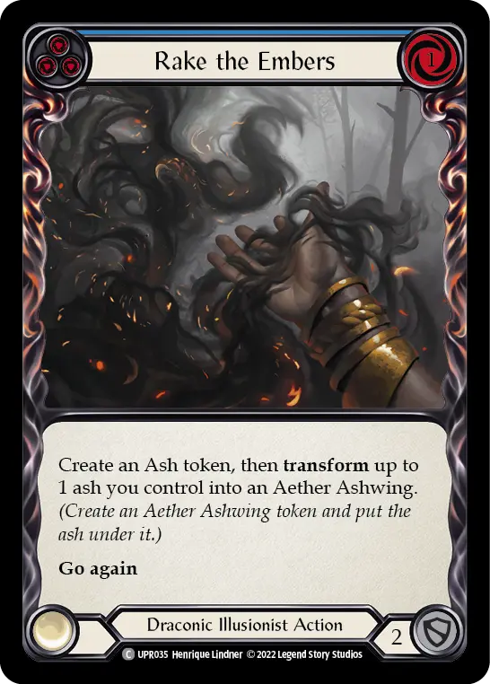 Rake the Embers — Rainbow Foil