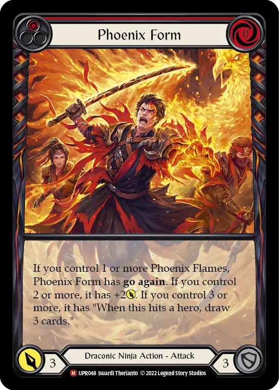 Phoenix Form — Extended Art — Rainbow Foil