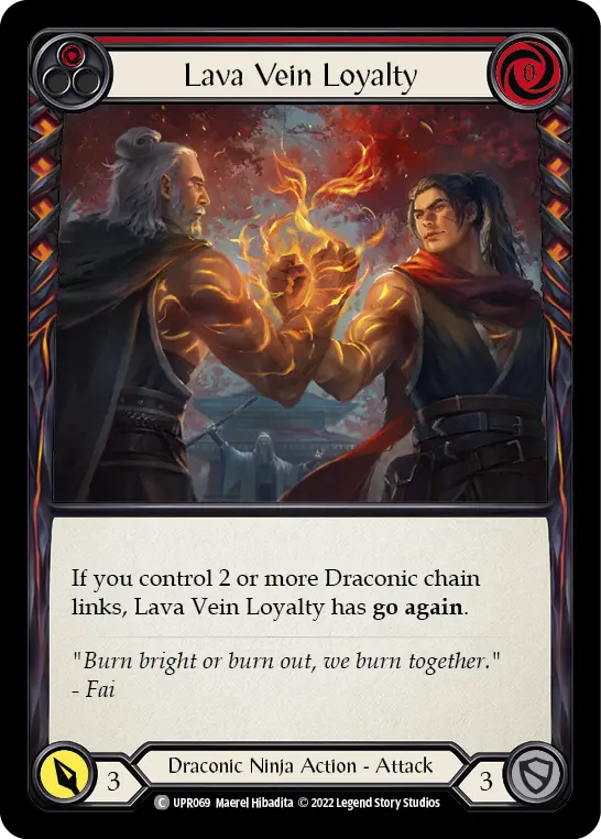 Lava Vein Loyalty — Rainbow Foil