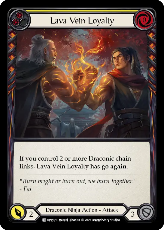 Lava Vein Loyalty — Rainbow Foil
