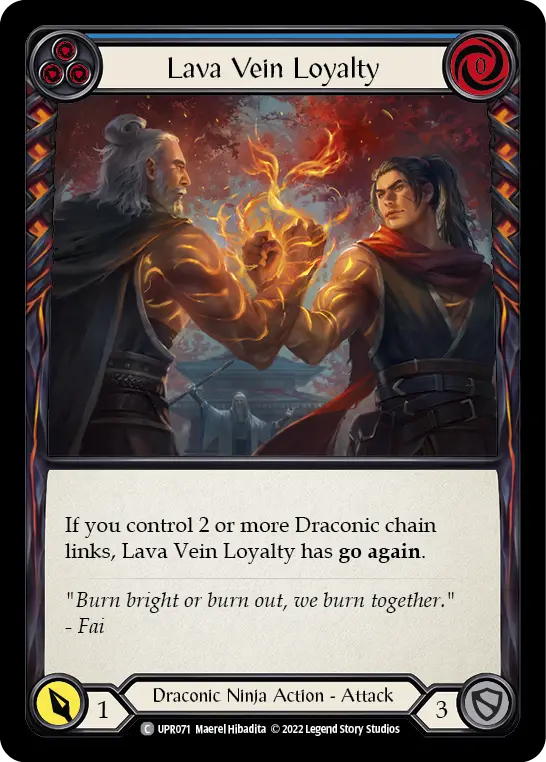 Lava Vein Loyalty — Rainbow Foil