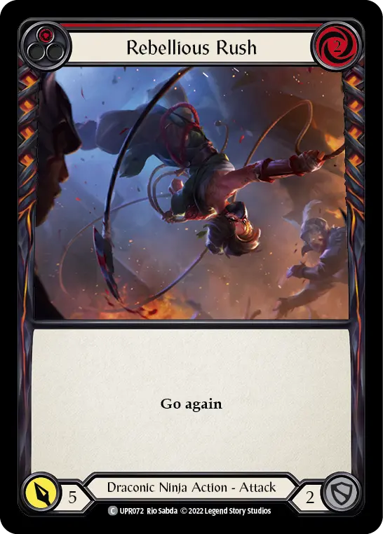 Rebellious Rush — Rainbow Foil