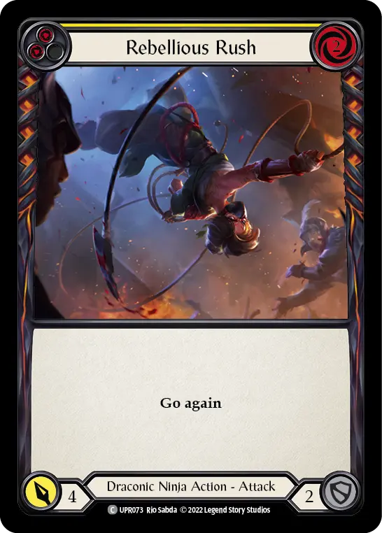 Rebellious Rush — Rainbow Foil