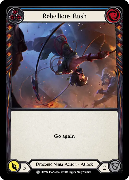 Rebellious Rush — Rainbow Foil