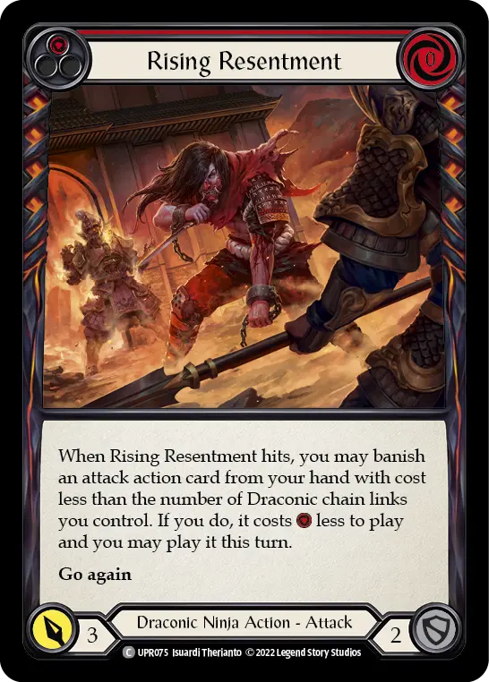 Rising Resentment — Rainbow Foil