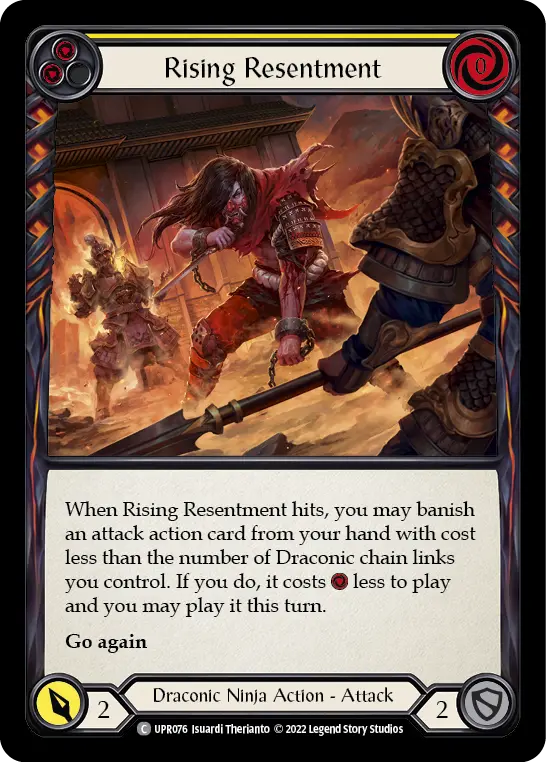 Rising Resentment — Rainbow Foil