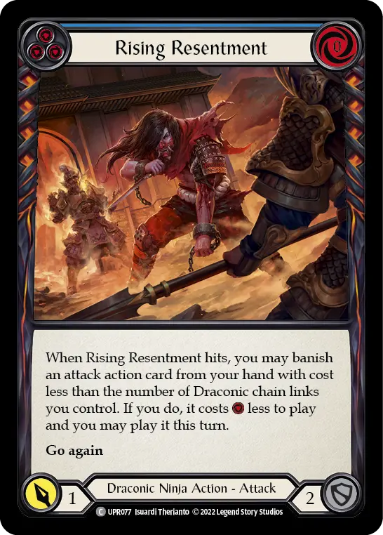 Rising Resentment — Rainbow Foil