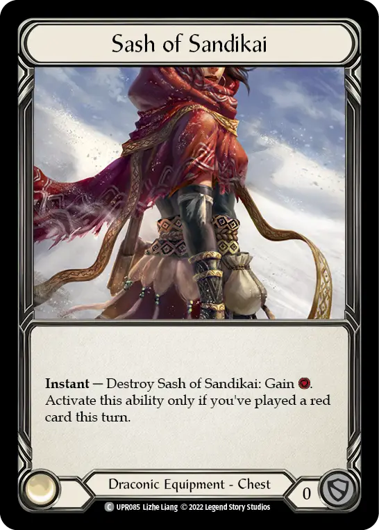 Sash of Sandikai — Cold Foil