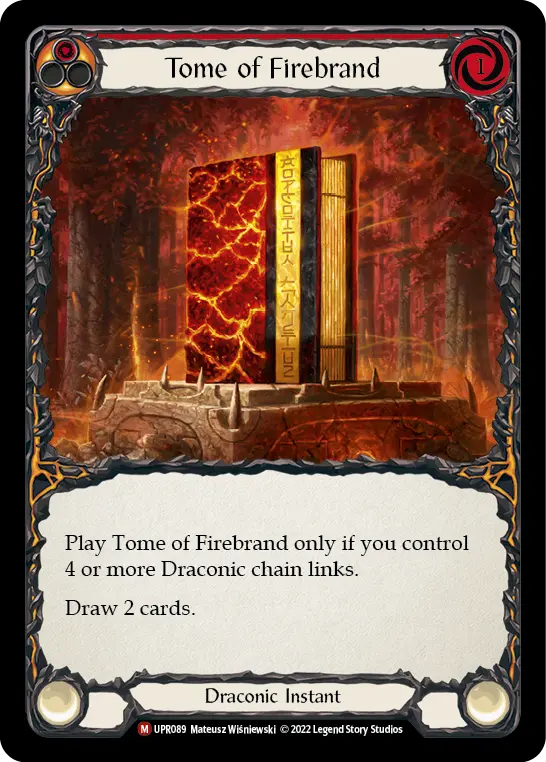 Tome of Firebrand — Rainbow Foil