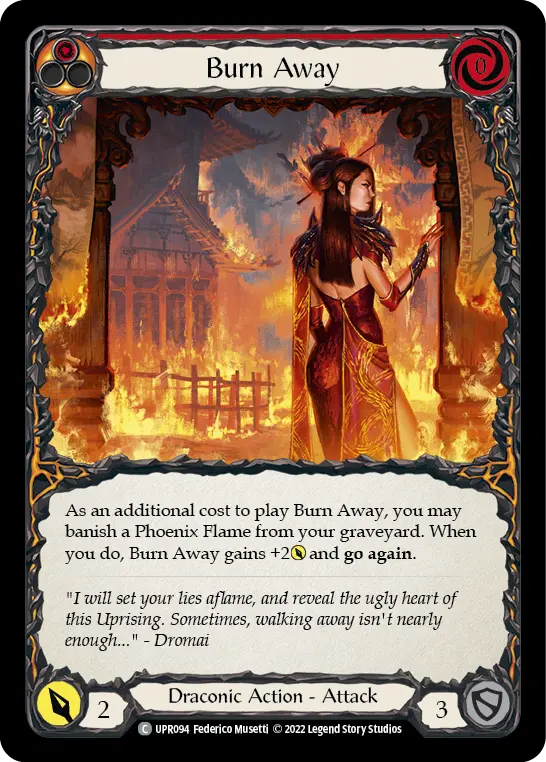 Burn Away — Rainbow Foil