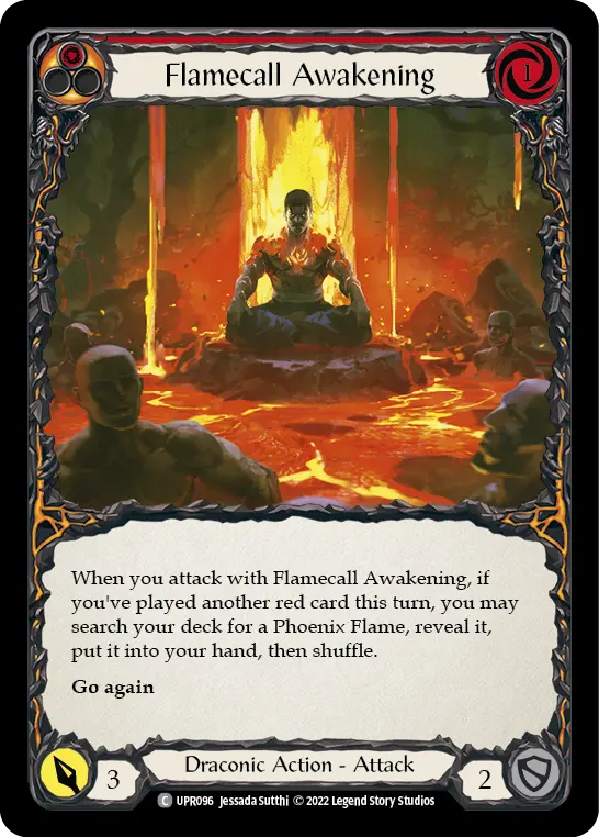 Flamecall Awakening — Rainbow Foil