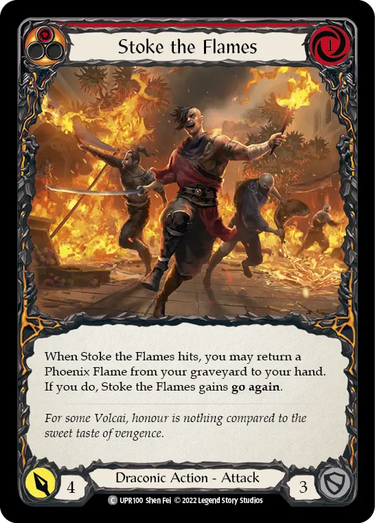 Stoke the Flames — Rainbow Foil