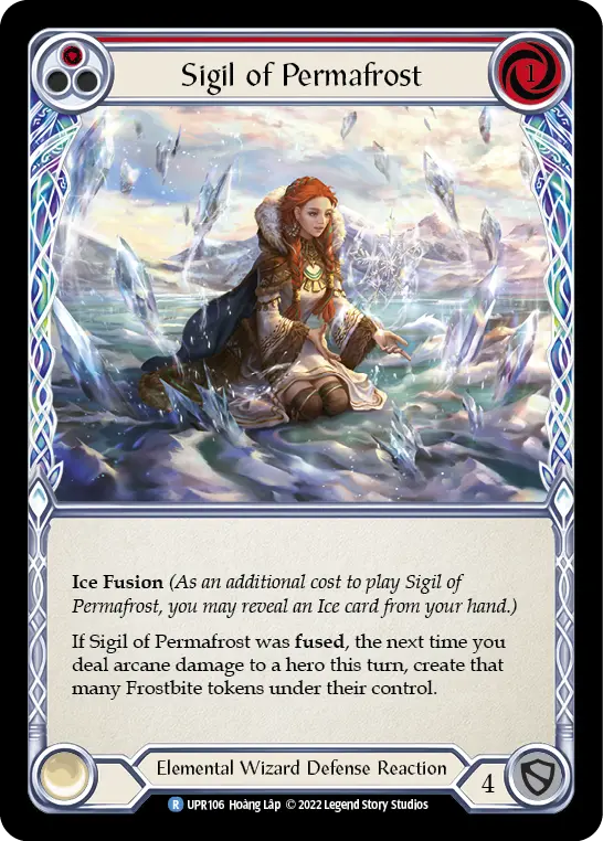 Sigil of Permafrost — Rainbow Foil