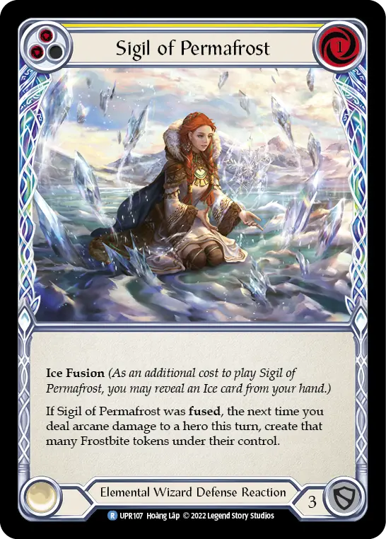Sigil of Permafrost — Rainbow Foil