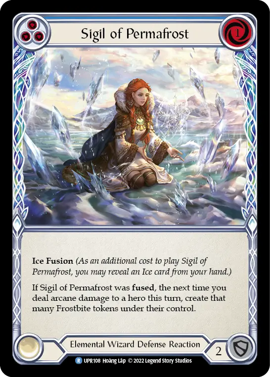 Sigil of Permafrost — Rainbow Foil