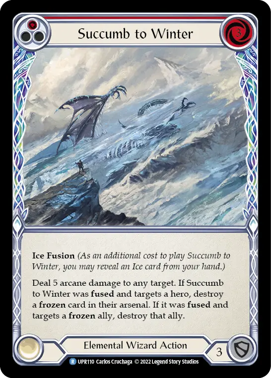 Succumb to Winter — Rainbow Foil