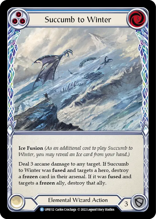 Succumb to Winter — Rainbow Foil