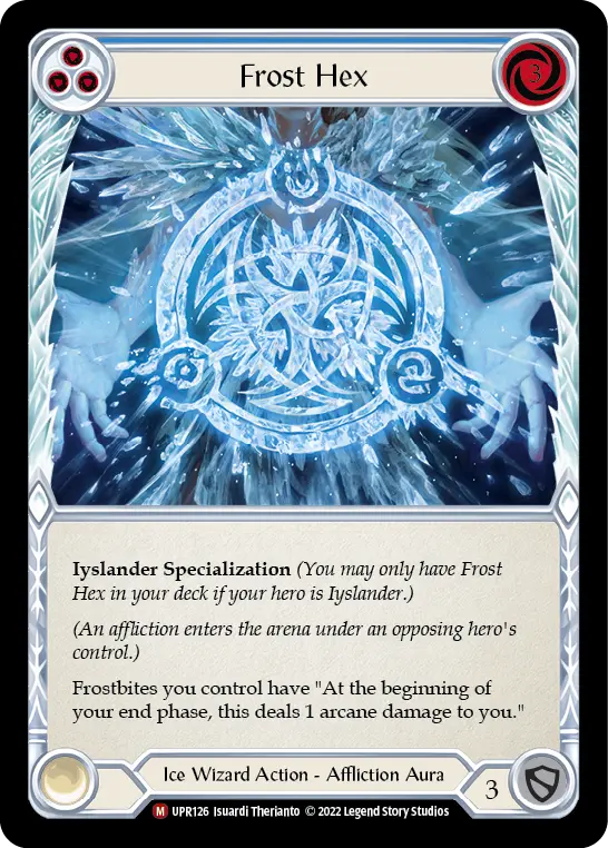 Frost Hex — Rainbow Foil