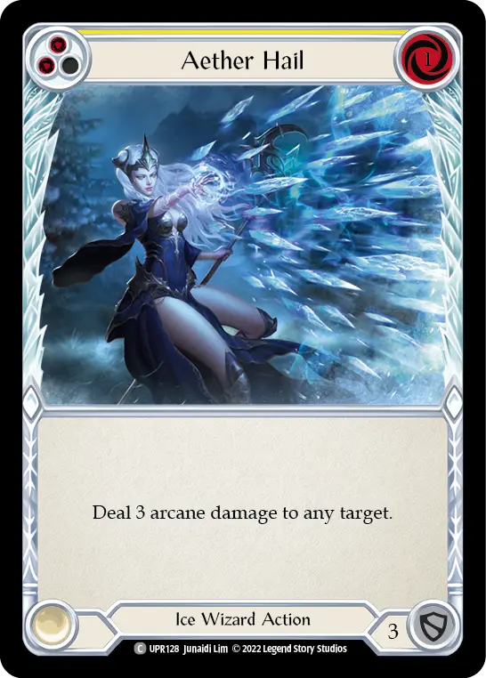 Aether Hail — Rainbow Foil