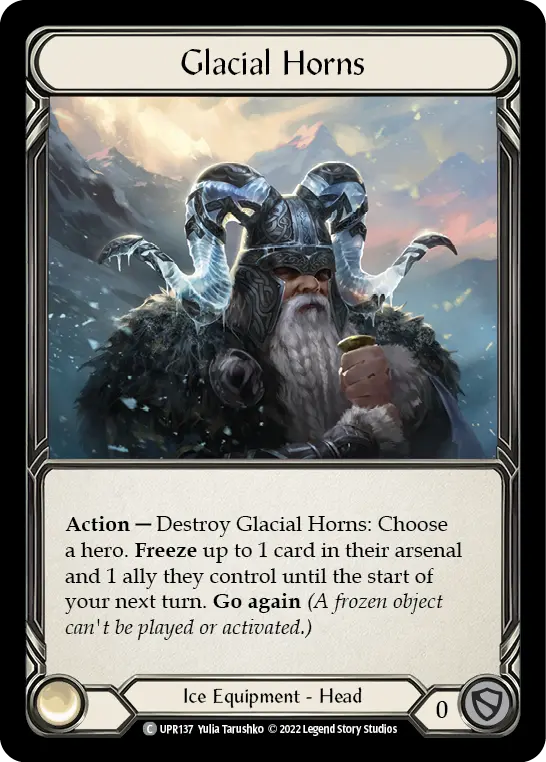 Glacial Horns — Rainbow Foil