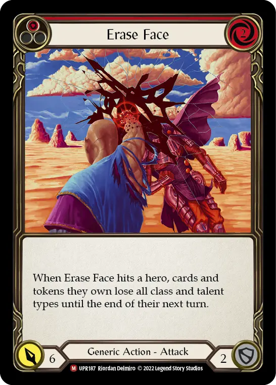 Erase Face — Rainbow Foil