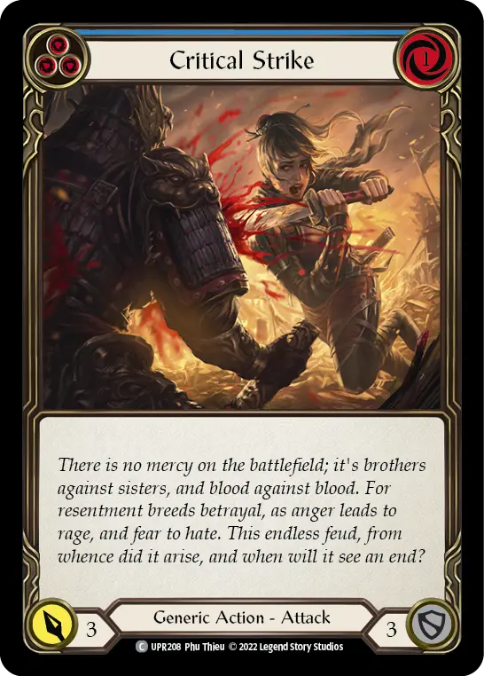 Critical Strike — Rainbow Foil
