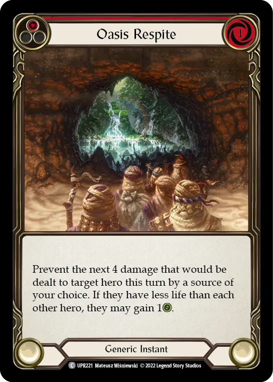 Oasis Respite — Rainbow Foil