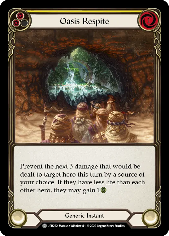 Oasis Respite — Rainbow Foil