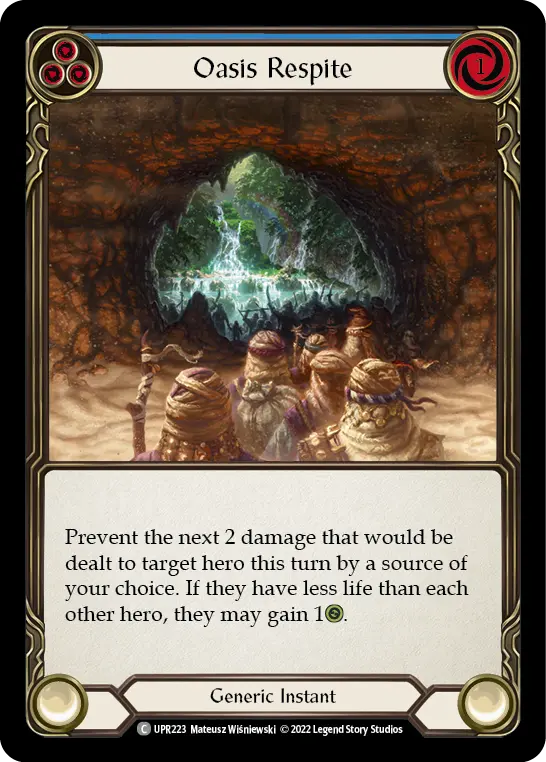 Oasis Respite — Rainbow Foil