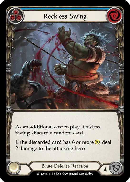 Reckless Swing — Welcome to Rathe — Rainbow Foil