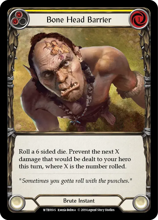 Bone Head Barrier — Welcome to Rathe — Rainbow Foil