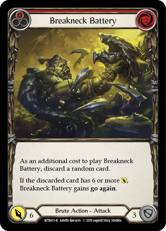 Breakneck Battery — Welcome to Rathe — Rainbow Foil
