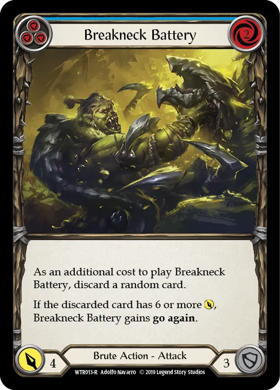 Breakneck Battery — Welcome to Rathe — Rainbow Foil