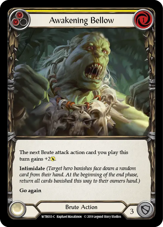 Awakening Bellow — Welcome to Rathe — Rainbow Foil