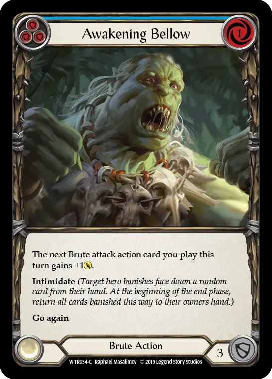 Awakening Bellow — Welcome to Rathe — Rainbow Foil