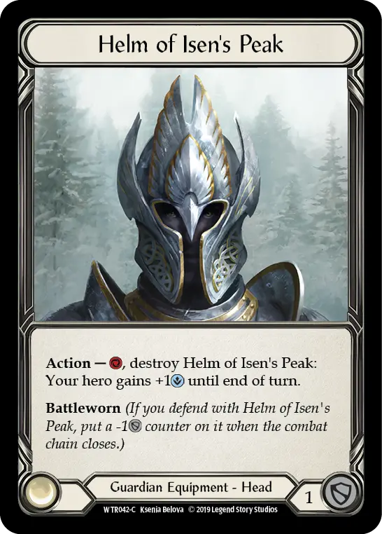 Helm of Isen's Peak — Welcome to Rathe — Cold Foil