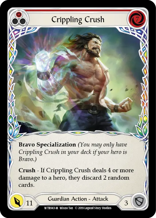 Crippling Crush — Welcome to Rathe — Rainbow Foil