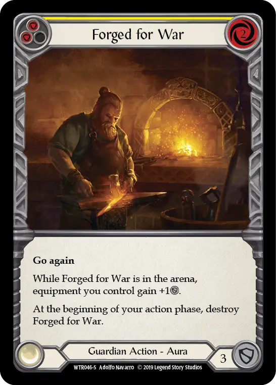 Forged for War — Welcome to Rathe — Rainbow Foil
