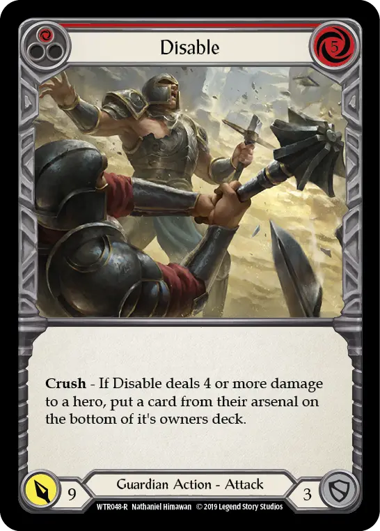 Disable — Welcome to Rathe — Rainbow Foil