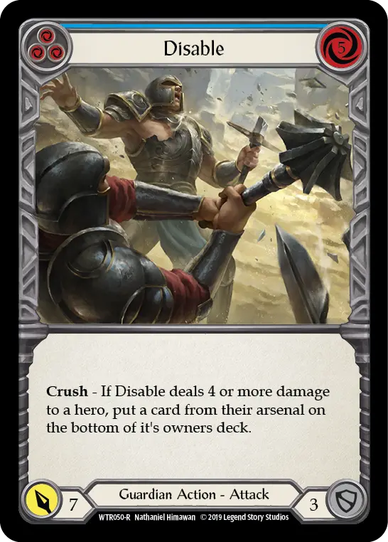 Disable — Welcome to Rathe — Rainbow Foil