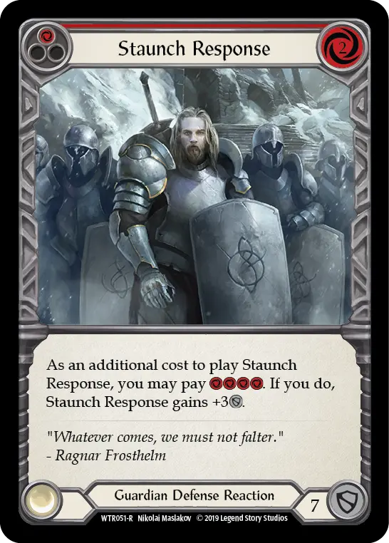 Staunch Response — Welcome to Rathe — Rainbow Foil